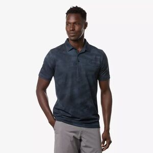 Travis Mathew Capsize Men's Short Sleeve Golf Polo All over print tie dye Medium